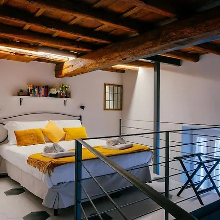 公寓 Charming Restored Loft In The Heart Of Trastevere 罗马